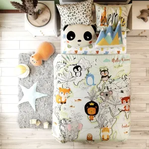 Fancy Fluff Kids Single Comforter- Animal Planet