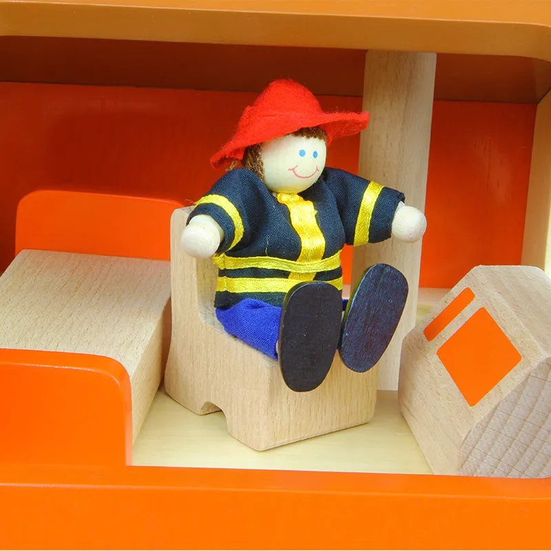 Fire Station Mini Play Set Pretend Play Developmental Toys