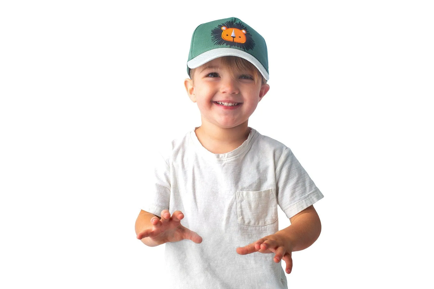 FlapJack Kids UPF50  Ball Cap - Lion