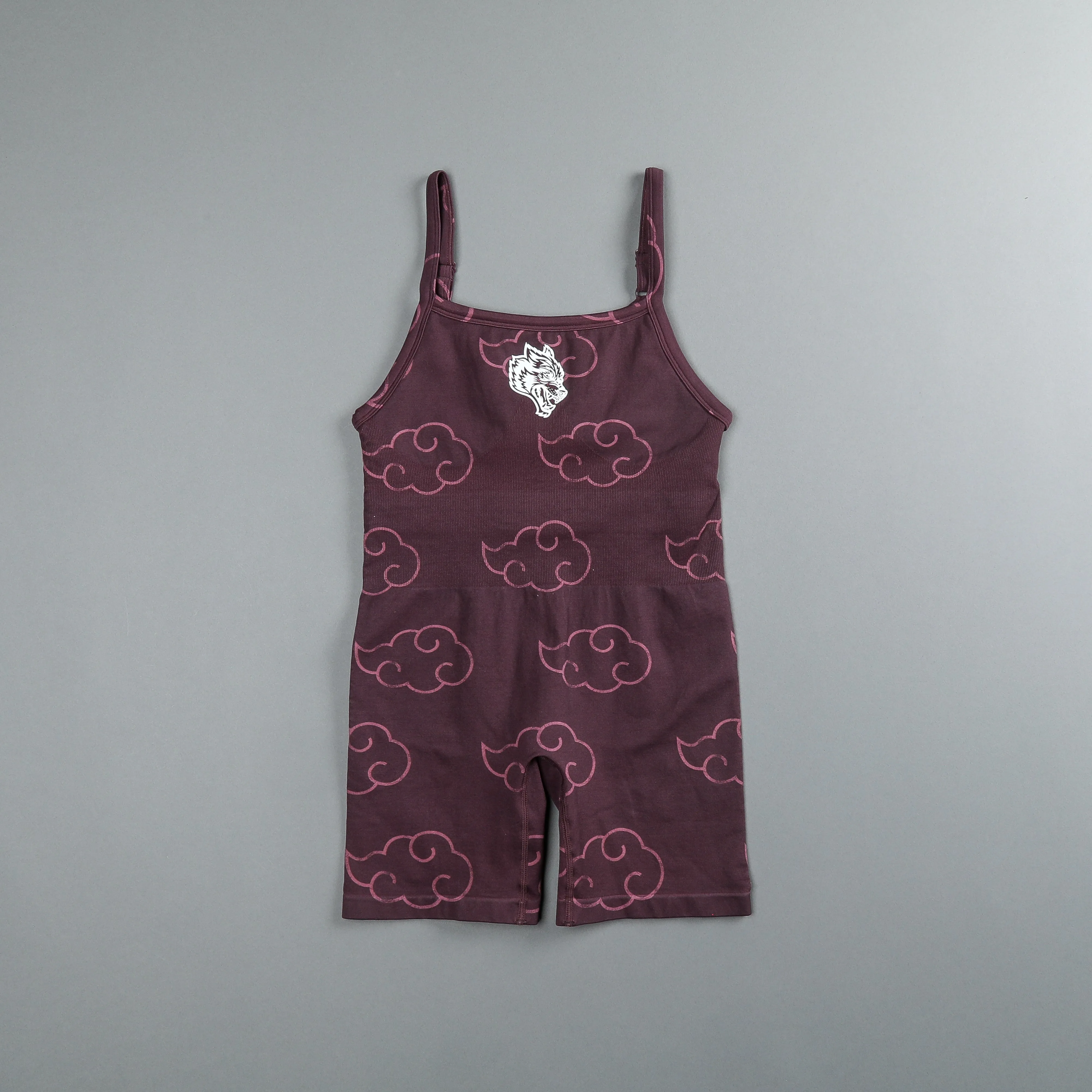Floating Sonya "Everson Seamless" Bodysuit in Cherry Wine