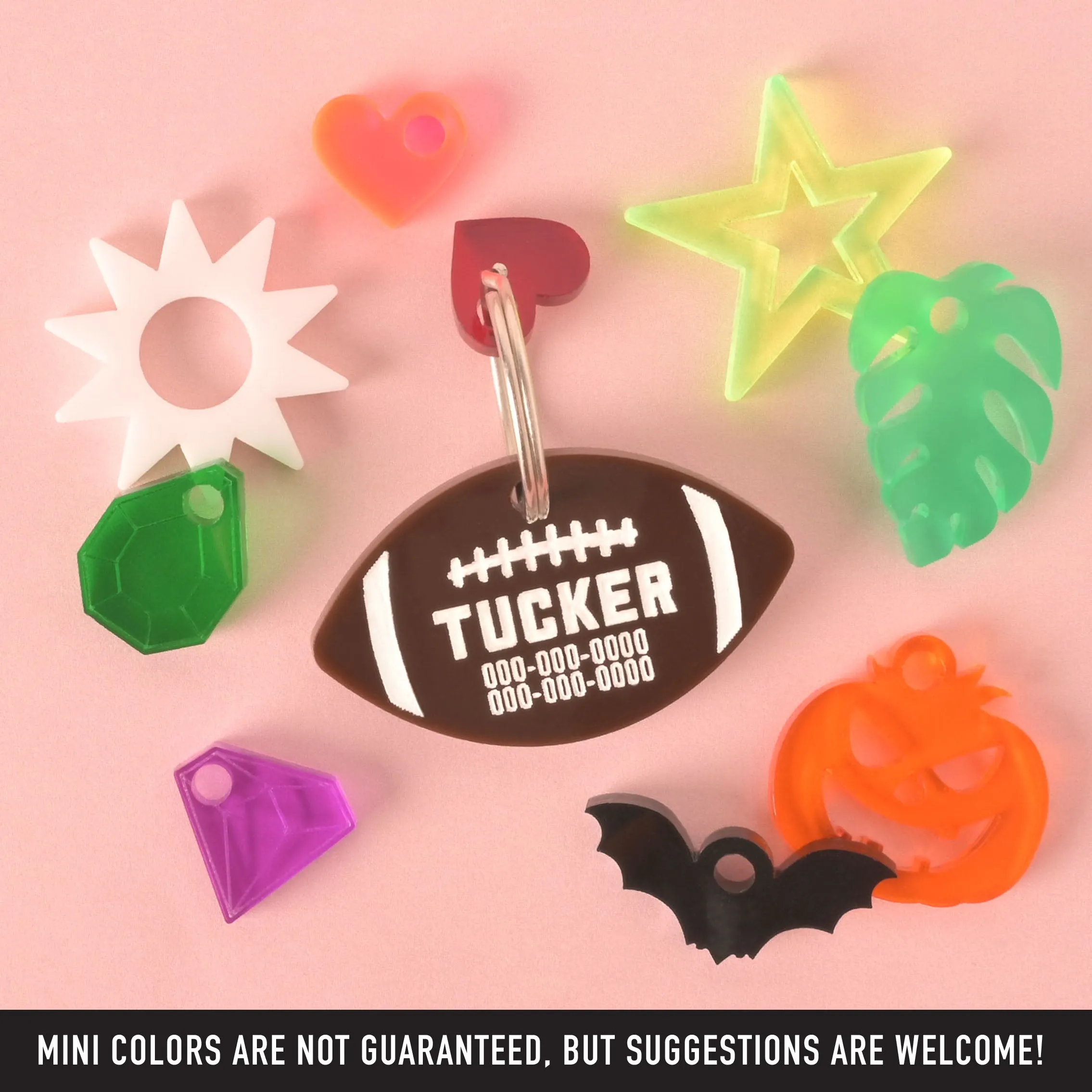 Football Personalized Pet tag