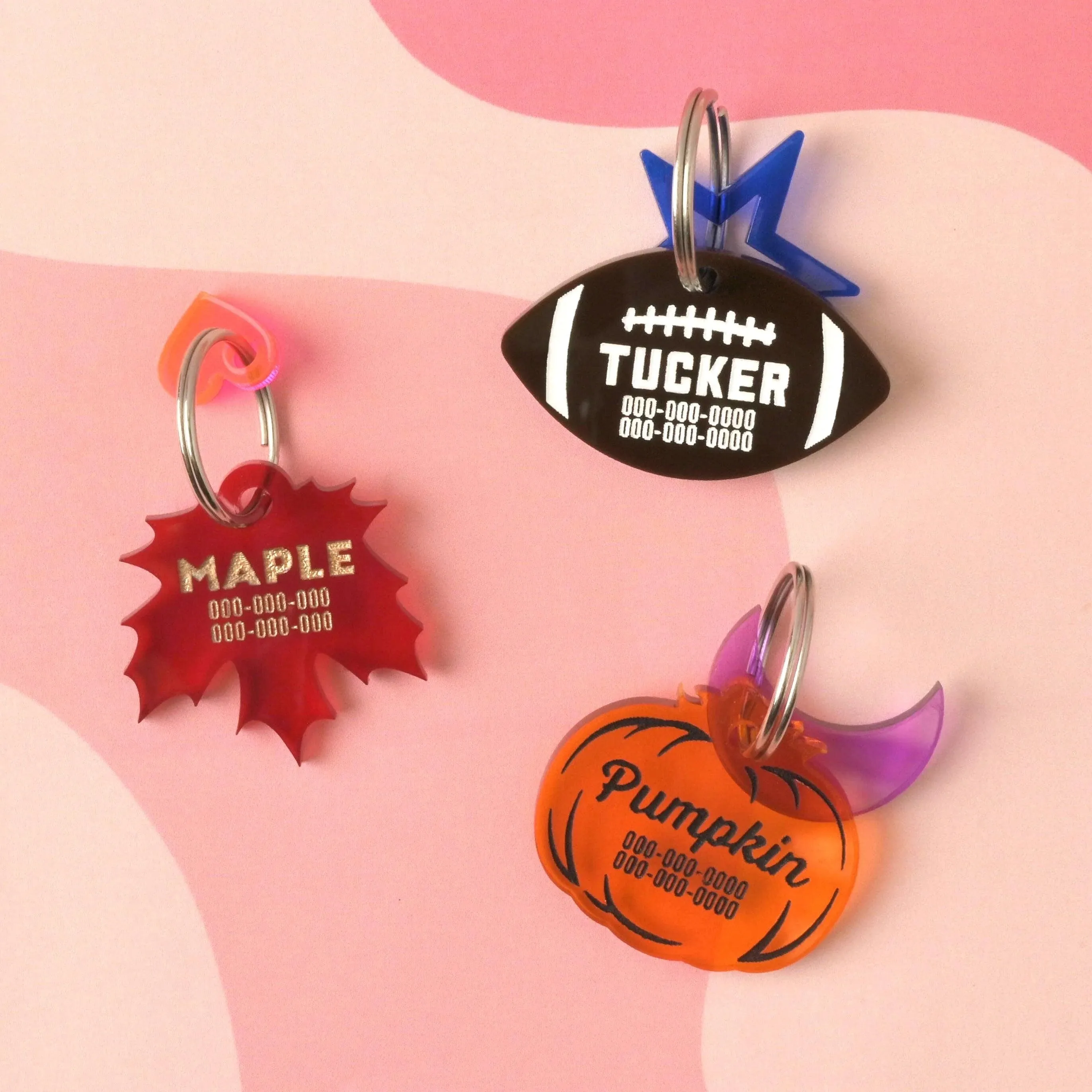 Football Personalized Pet tag