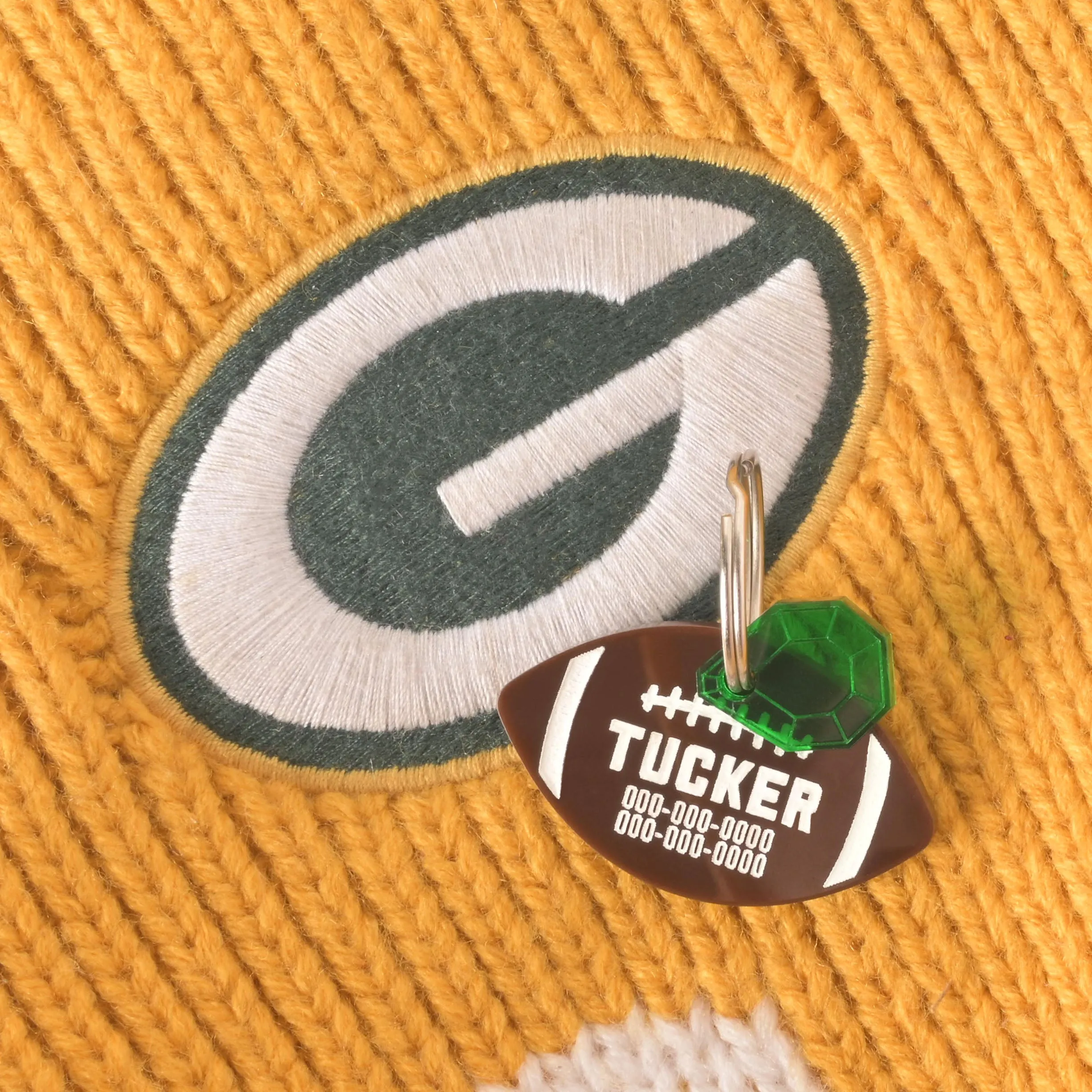 Football Personalized Pet tag