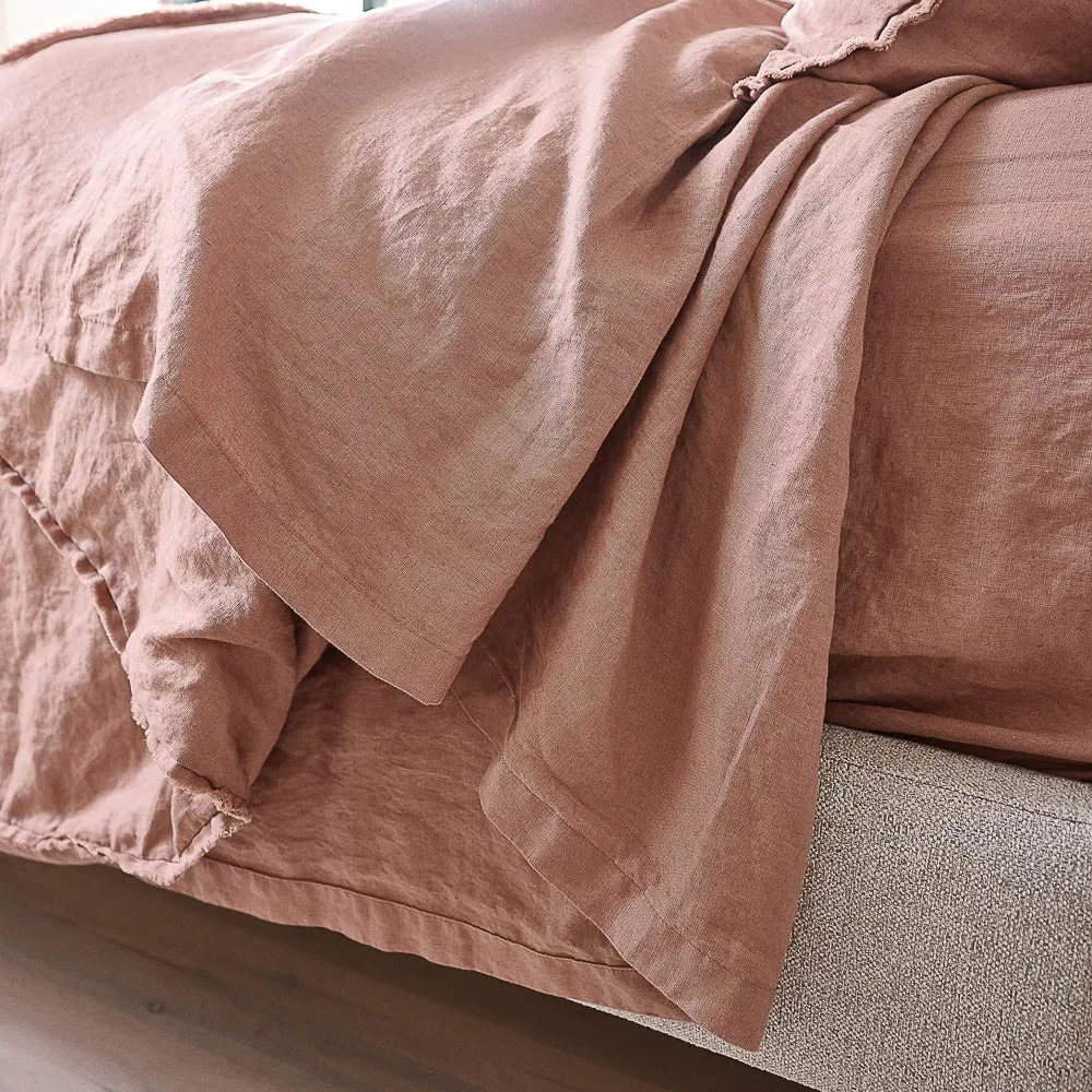 French Linen Duvet Cover - Lotus