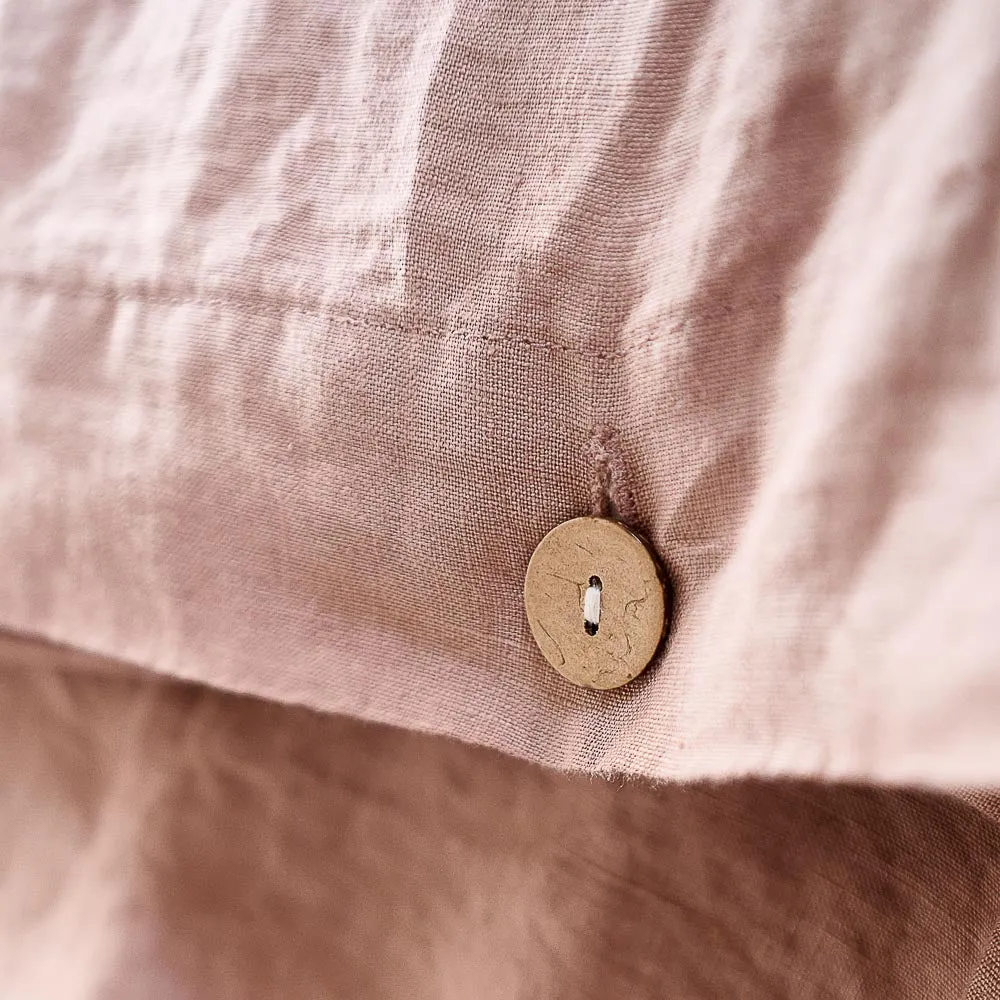 French Linen Duvet Cover - Lotus