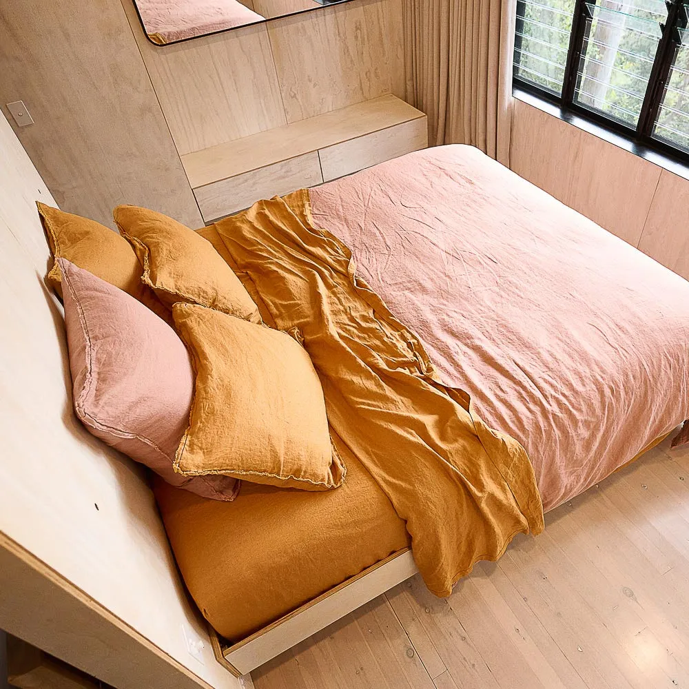 French Linen Duvet Cover - Lotus