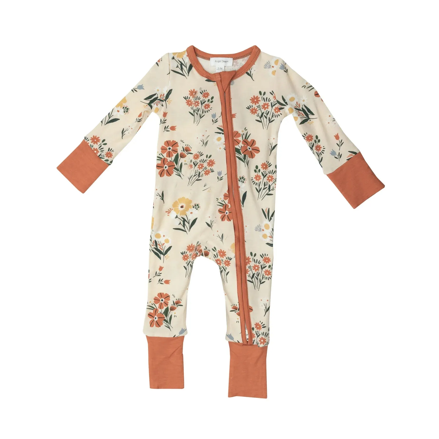 Garden Floral 2 Way Zipper Romper