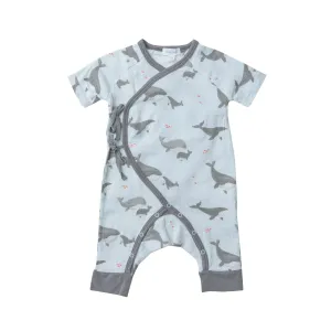 Grey Whales Wrap Coverall