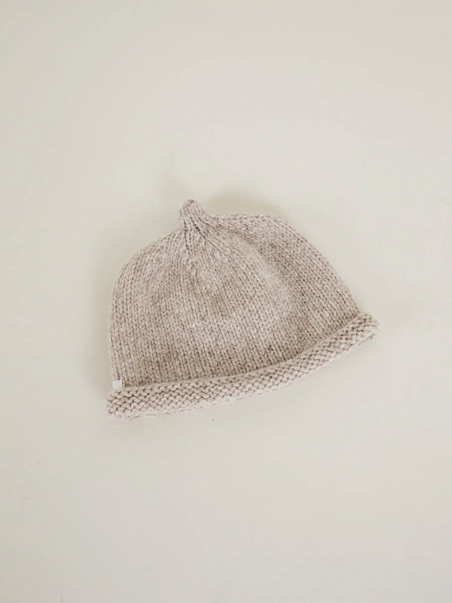 Hand Knitted Acorn Beanie