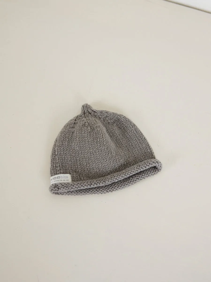 Hand Knitted Acorn Beanie