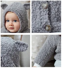 Hooded Jacket with Ears 5253 (Sirdar)