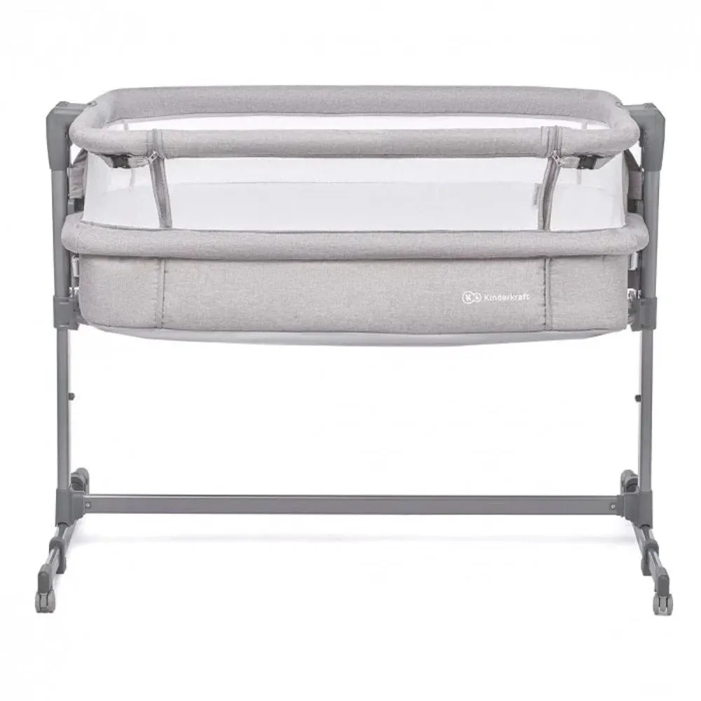 Kinderkraft Neste Air 2in1 Co-Sleeper / Independent Cot Light Grey Melange