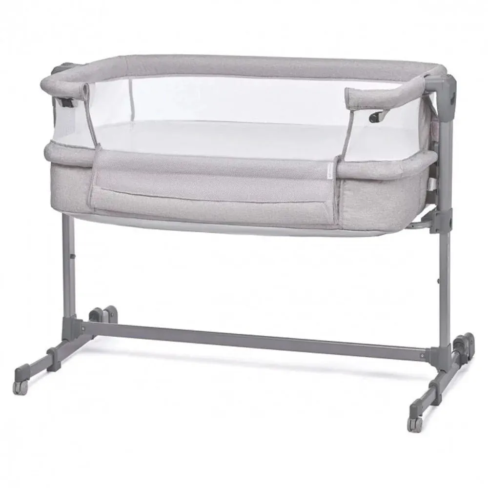 Kinderkraft Neste Air 2in1 Co-Sleeper / Independent Cot Light Grey Melange