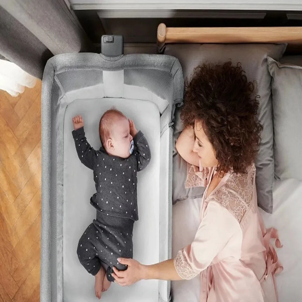 Kinderkraft Neste Air 2in1 Co-Sleeper / Independent Cot Light Grey Melange