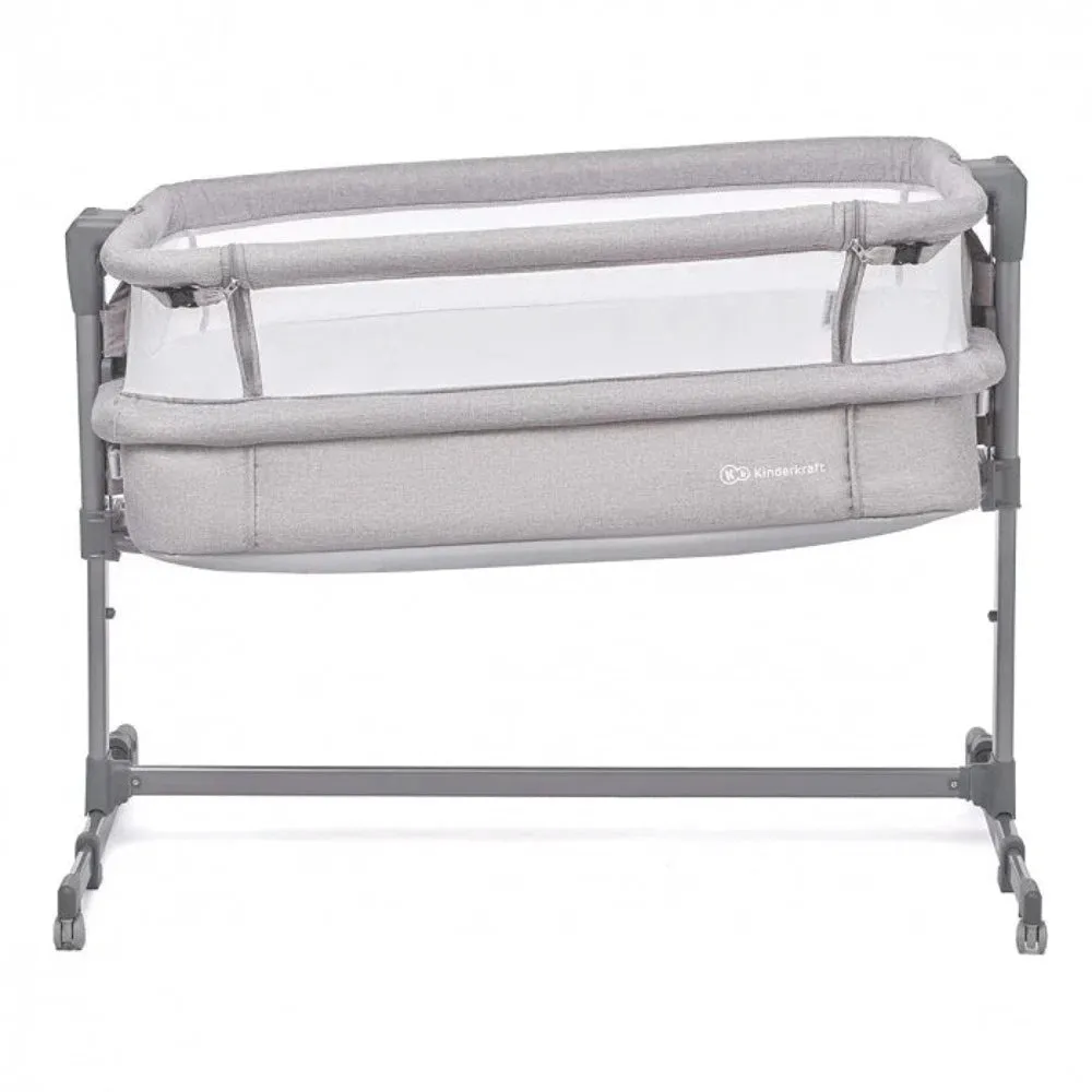 Kinderkraft Neste Air 2in1 Co-Sleeper / Independent Cot Light Grey Melange