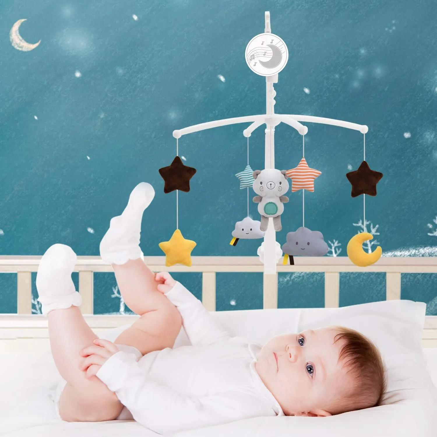 KONIG MUSICAL COT MOBILE
