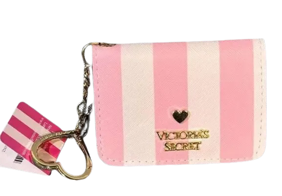 KYLIE Foldover Wallet Card Case - Pink