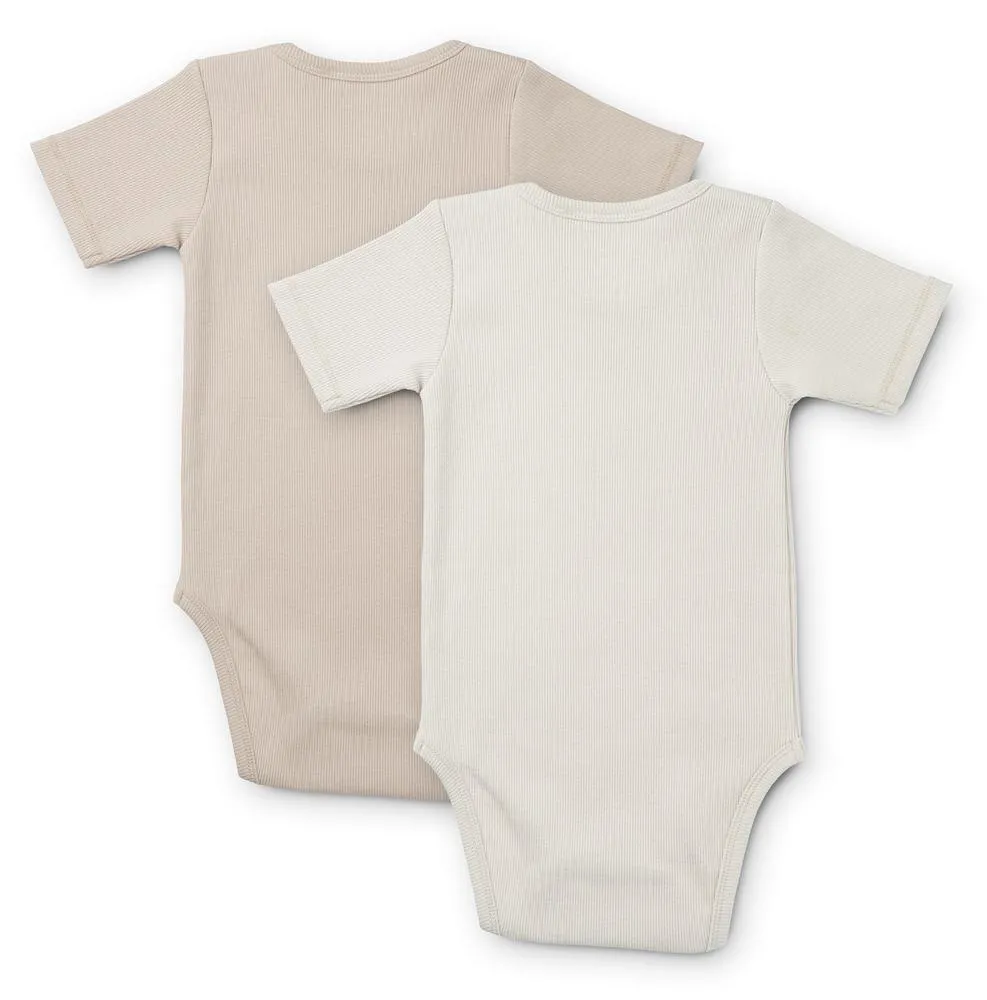 Liewood Yanni Body Shortsleeve 2-pack | Creme De La Creme Sandy Mix *