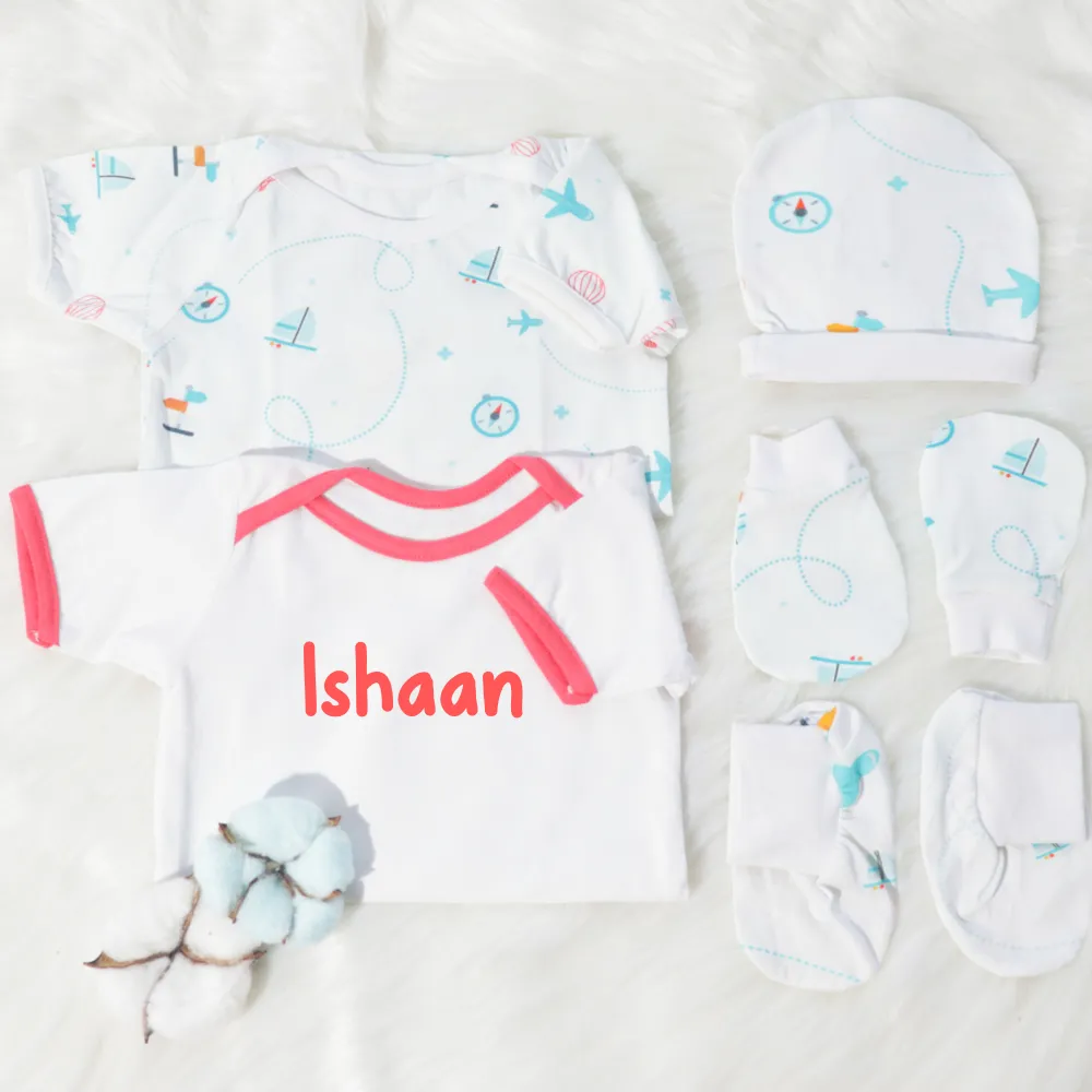 Lil Travellers - Newborn Bodysuits Bundle