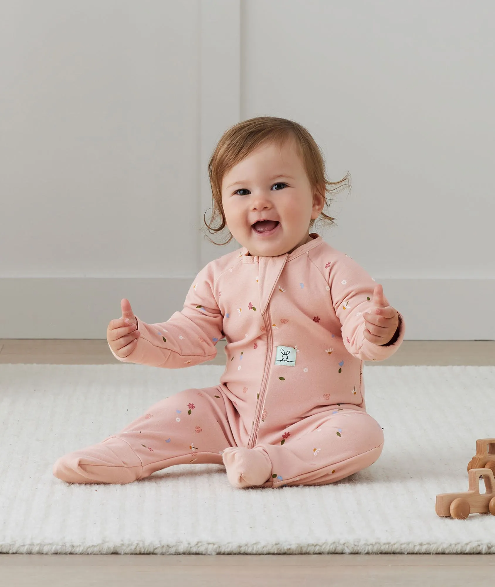 Long Sleeve Romper 1.0 TOG Daisies