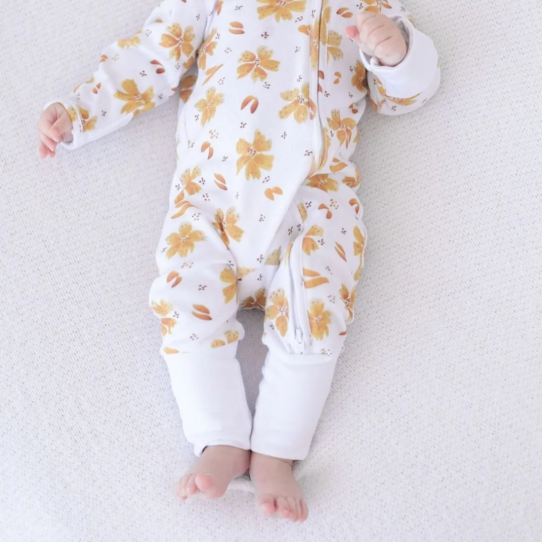 Long Zippy Romper - Summer Blooms