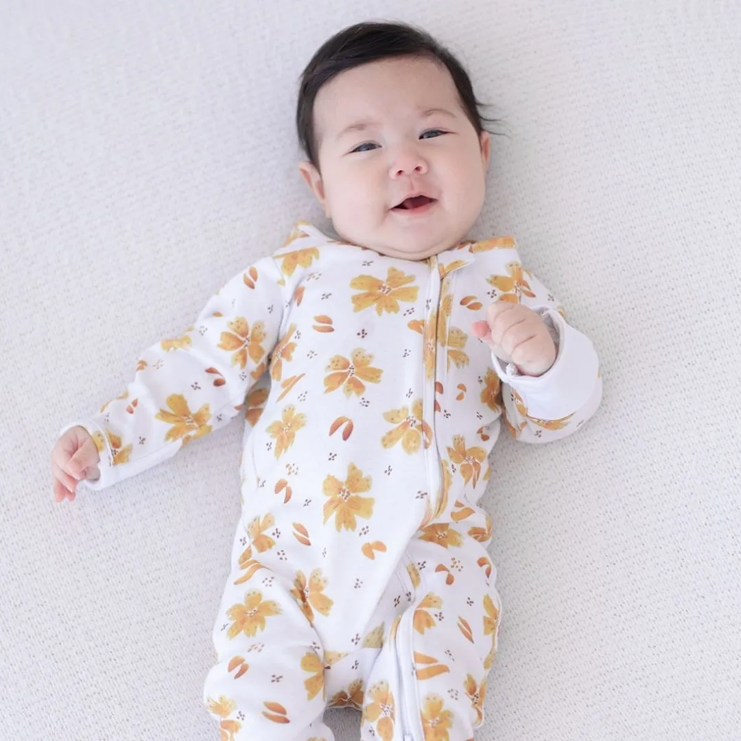 Long Zippy Romper - Summer Blooms