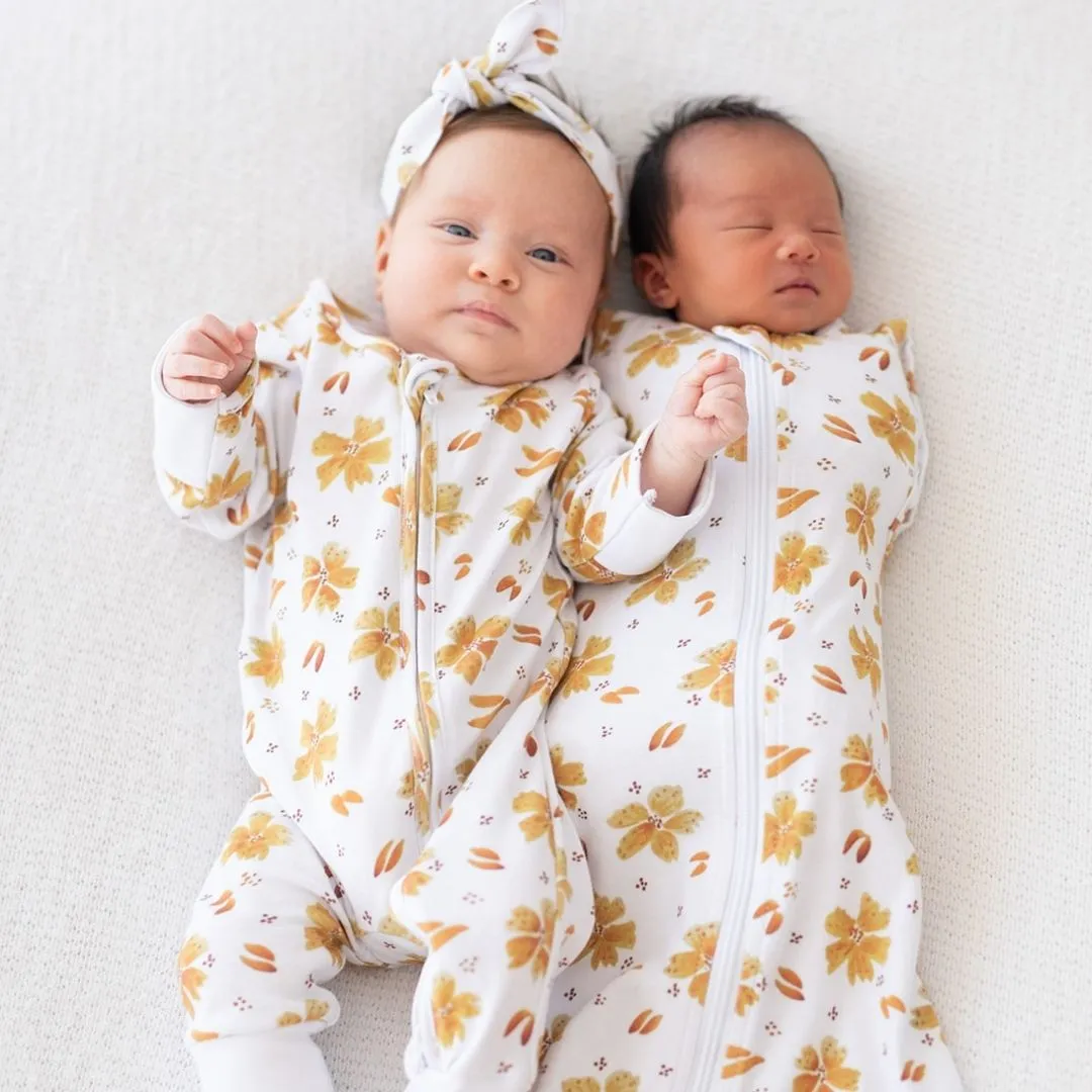 Long Zippy Romper - Summer Blooms