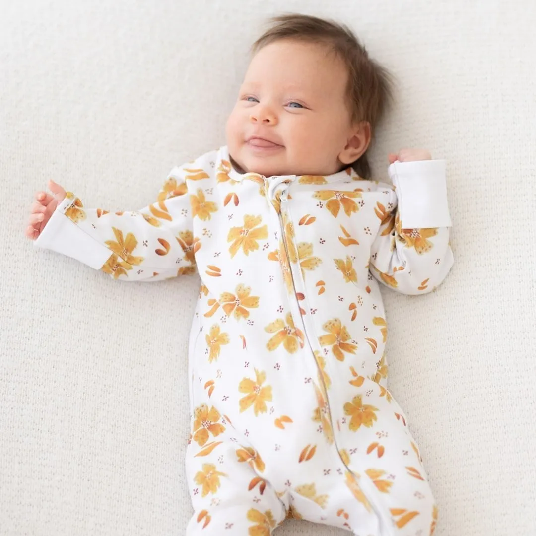 Long Zippy Romper - Summer Blooms