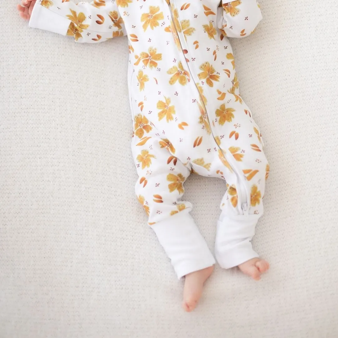 Long Zippy Romper - Summer Blooms