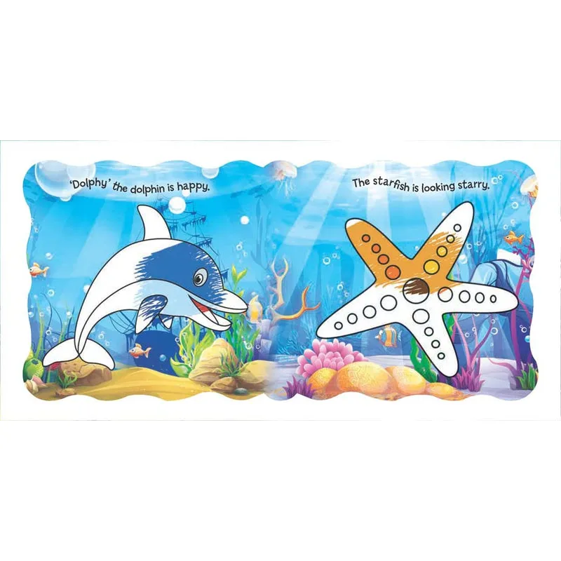 Magic Bath Books (A Set of 4 Books) : Children Picture Book Bath Book