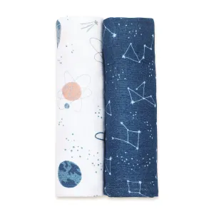Masilo Bamboo Muslin Swaddles (Set of 2) - Out Of This World