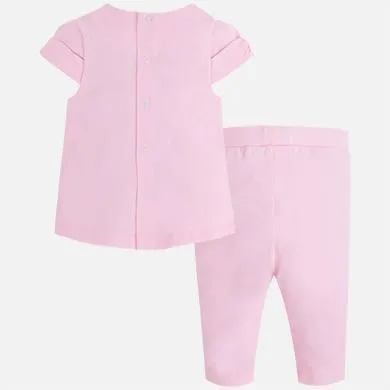 Mayoral Pink Legging Set in Petal