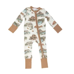 National Parks 2 Way Zipper Romper
