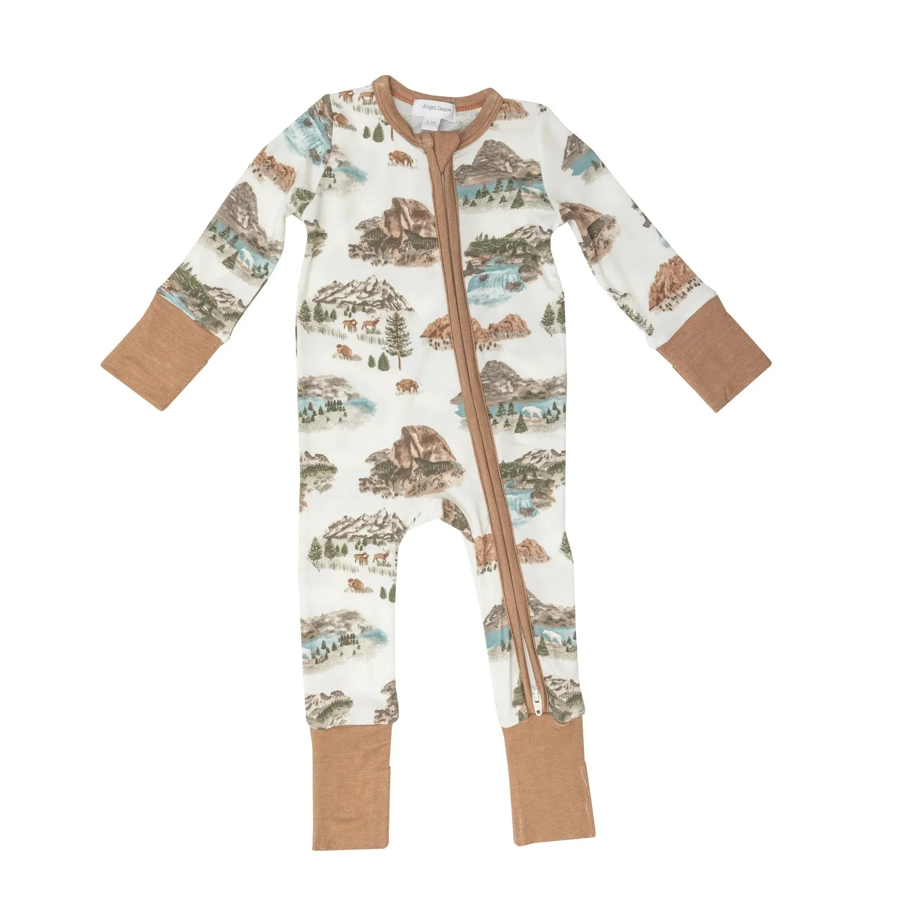 National Parks 2 Way Zipper Romper