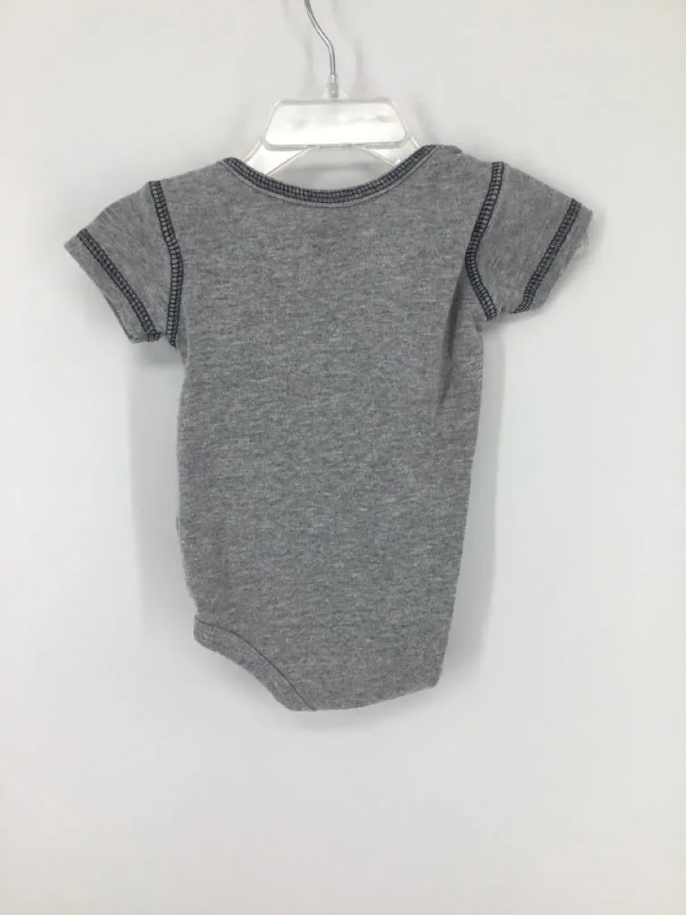 NHL Child Size 0-3 Months Gray Onesie