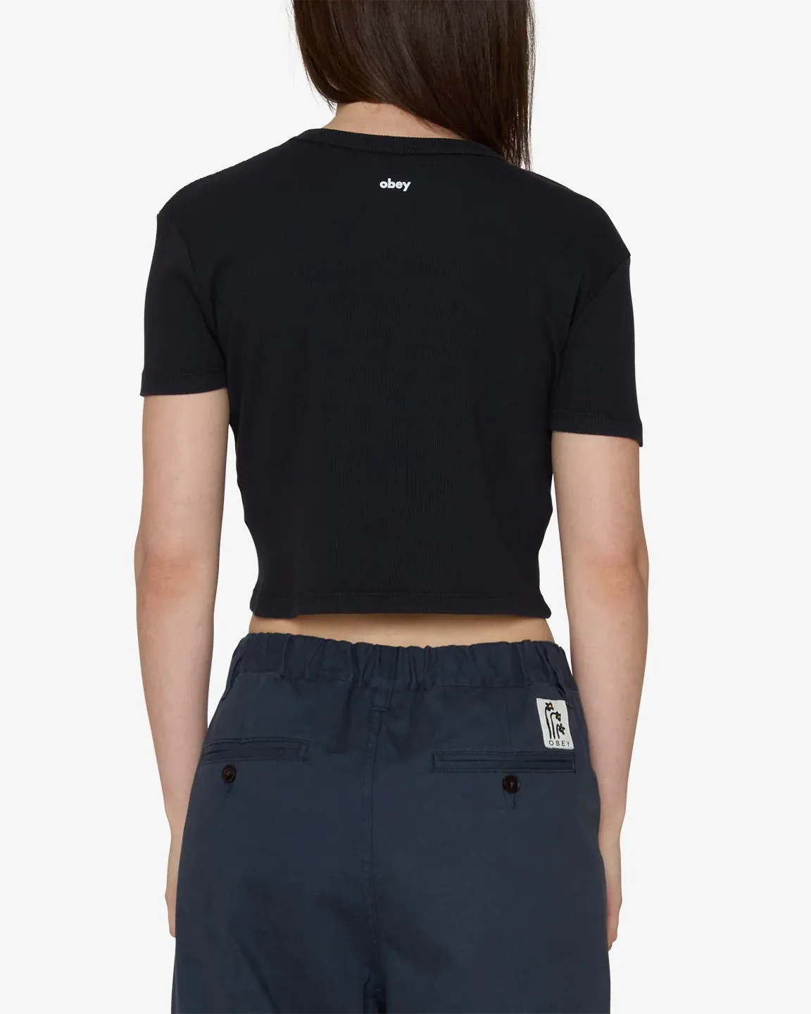 Obey DREAM BABY DREAM TEE  - BLACK