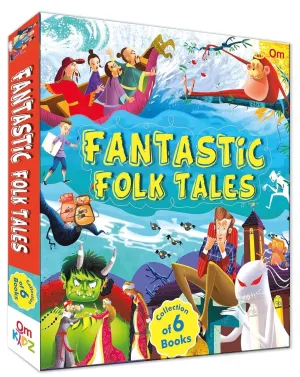 Om Books International Fantastic Folk Tales- Collection of 6 Books