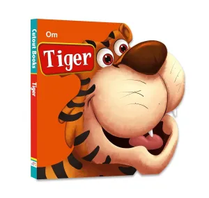 Om Books International Tiger ( Animals and Birds )- Cutout Board Books
