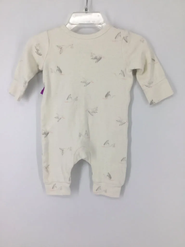 Pehr Child Size 0-3 Months White Pajamas - girls