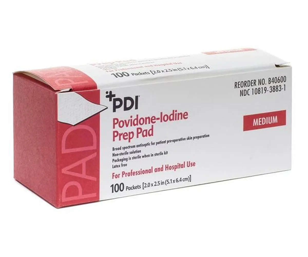 Povidone Iodine Prep Pads