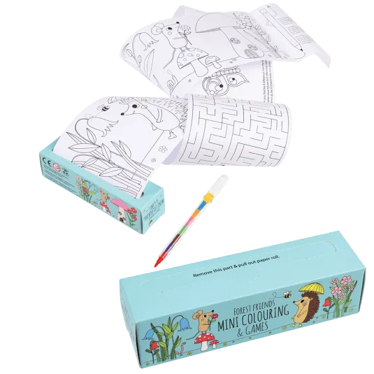 Rex London Forest Friends mini colouring and games