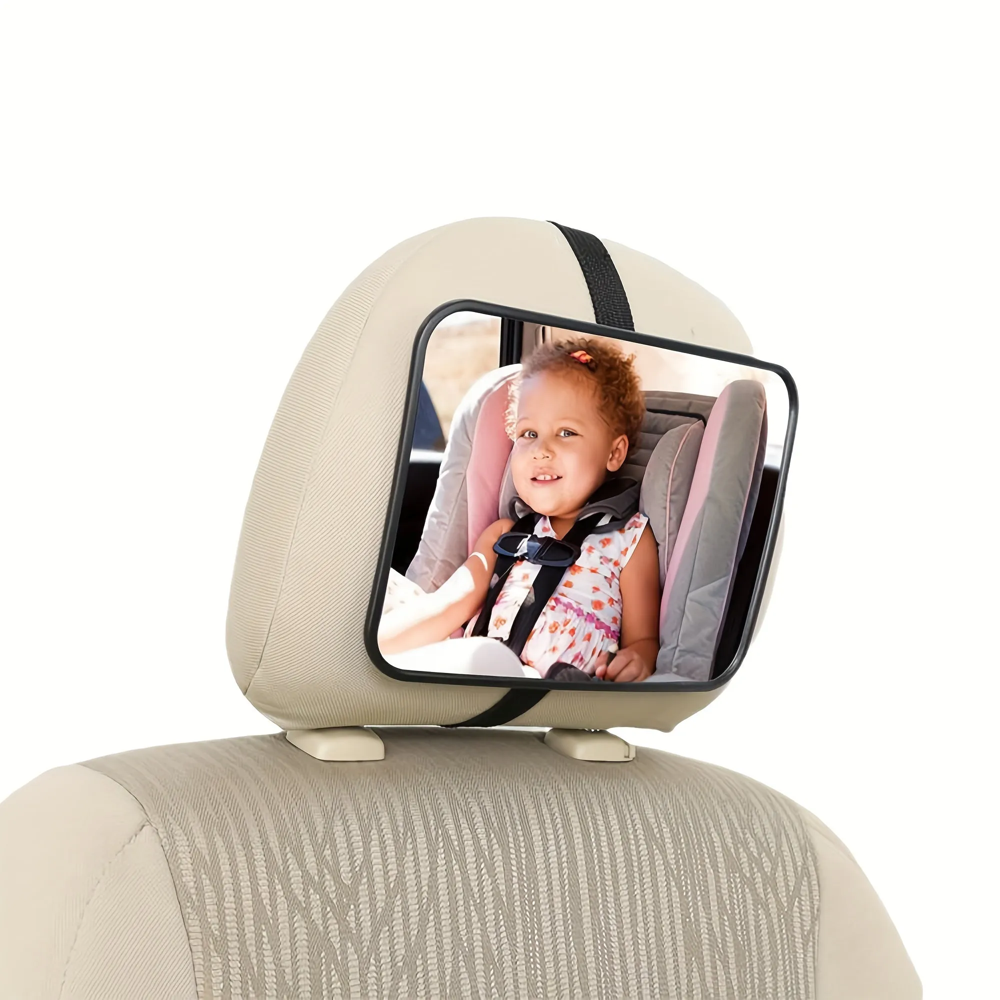 Shatterproof Safety Car Seat Mirror with Wide Crystal Clear View