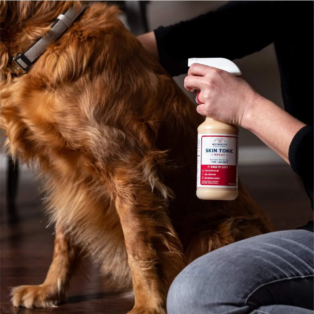 Wondercide Skin Tonic Itch Spray for Dogs   Cats