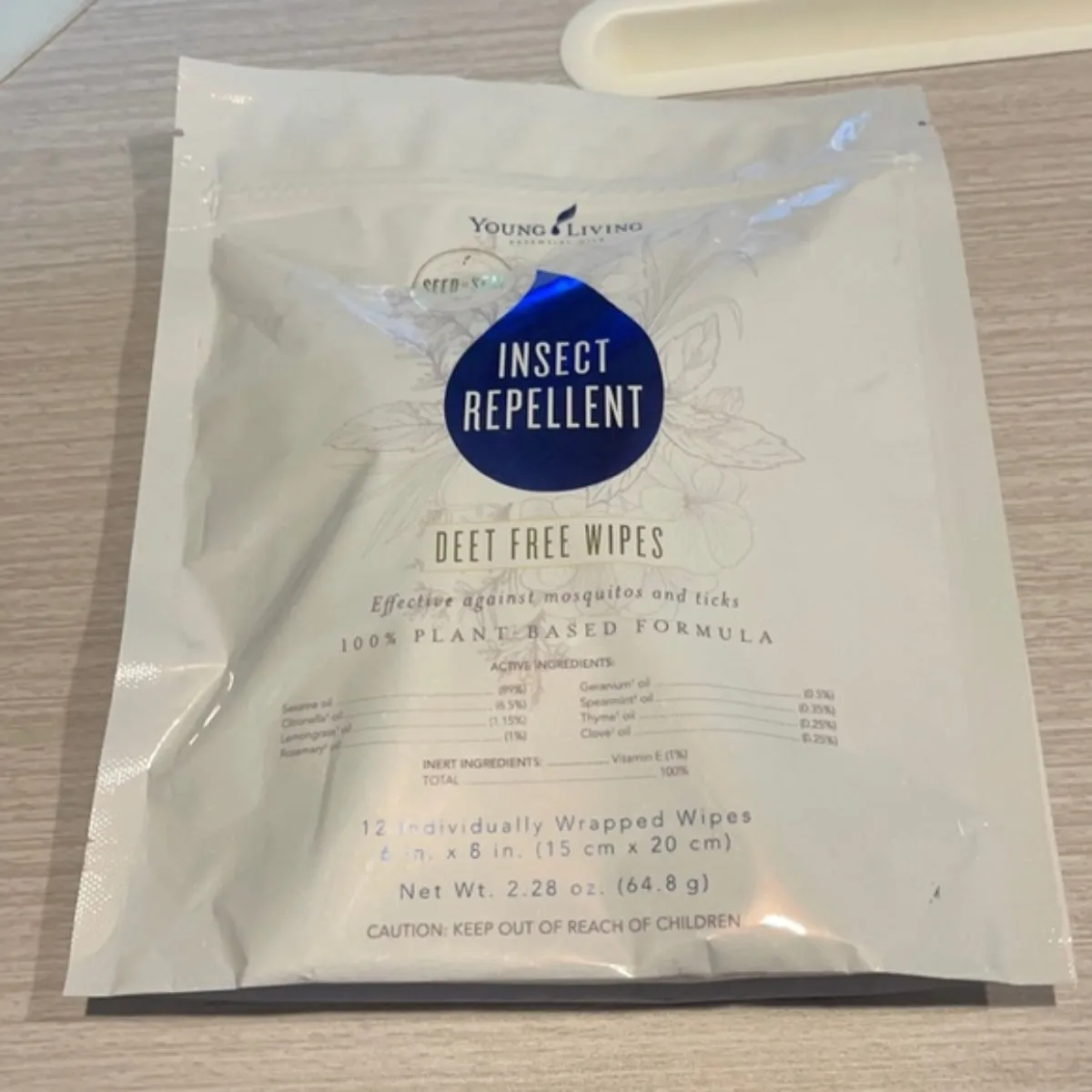 Young Living Insect Repellent Wipes